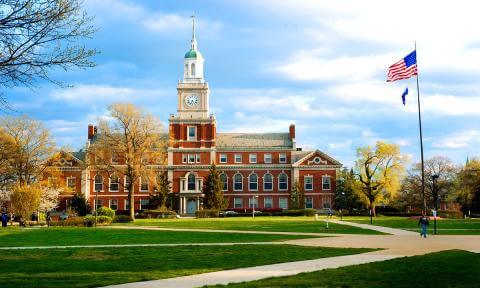 Founders Library on a sunny day.