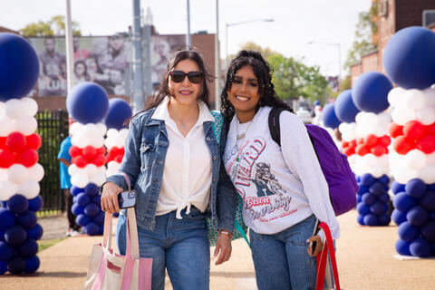 Howard University student and parent image